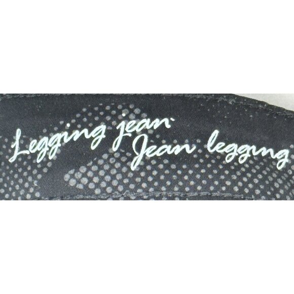 d/C Womens Jeans Camouflage Legging Jeggings Stretch Black Plus Size 24 - Picture 7 of 11